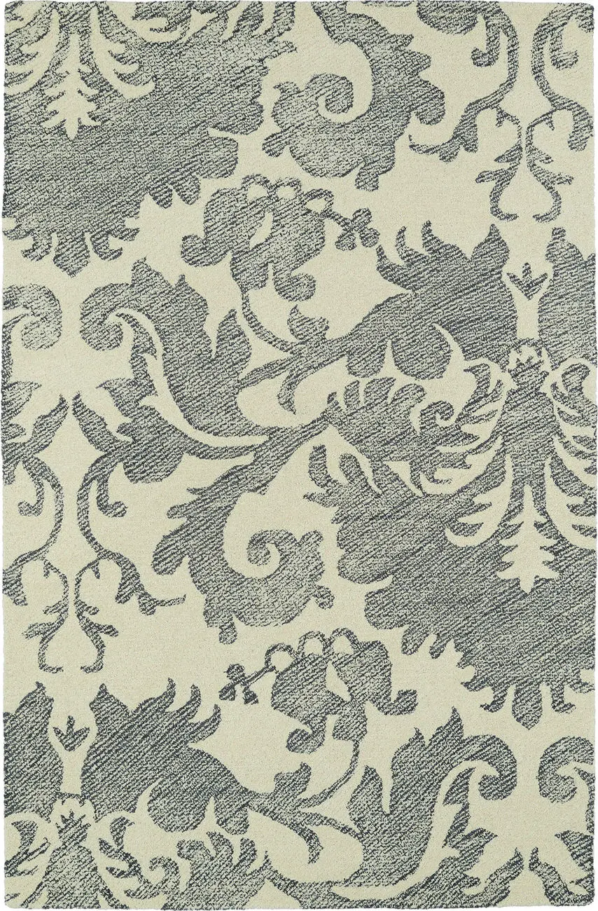 Modern Loom Montage Hand Tufted Ivory Transitional Rug 7