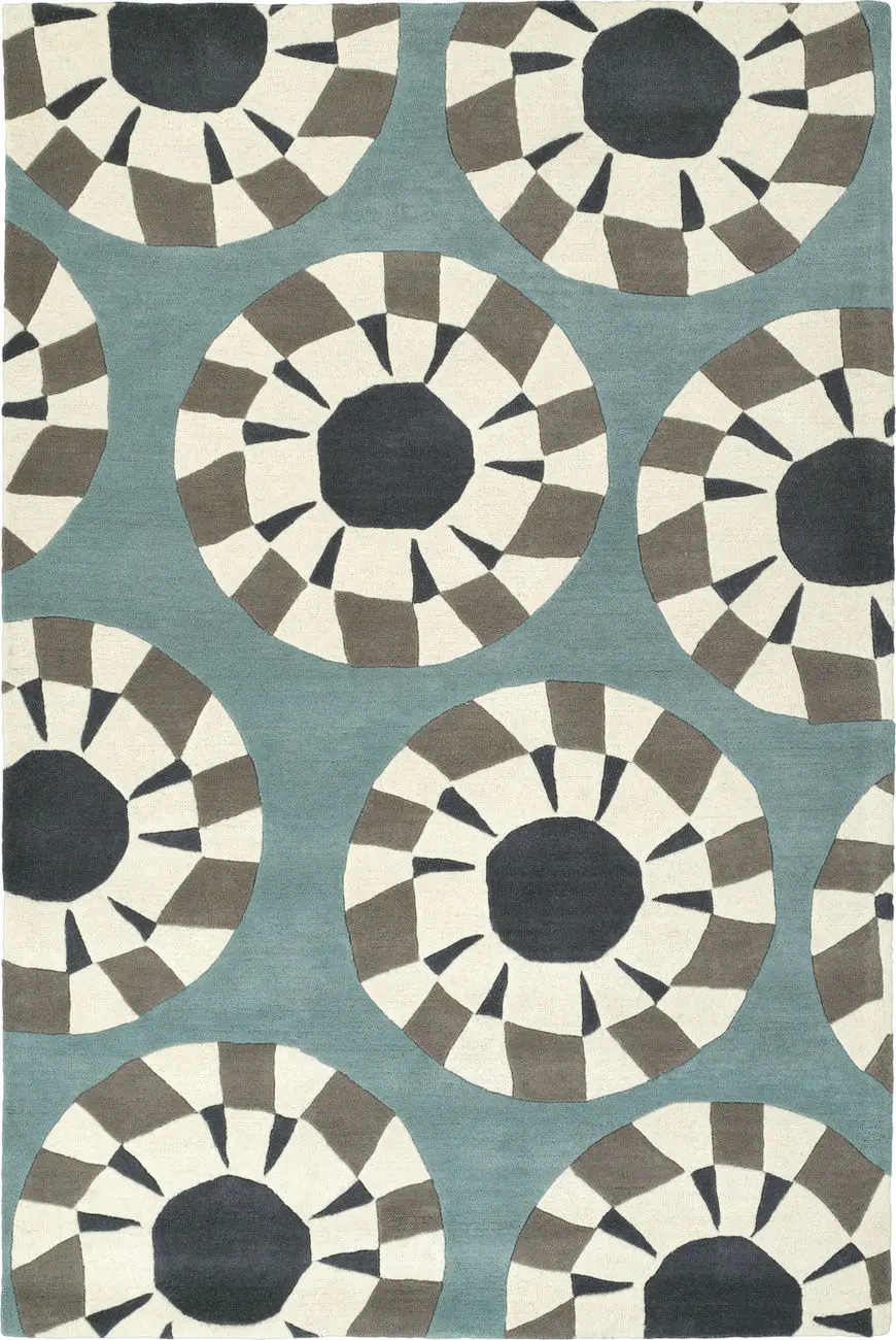 Modern Loom Origami Hand Tufted Ivory Modern Rug