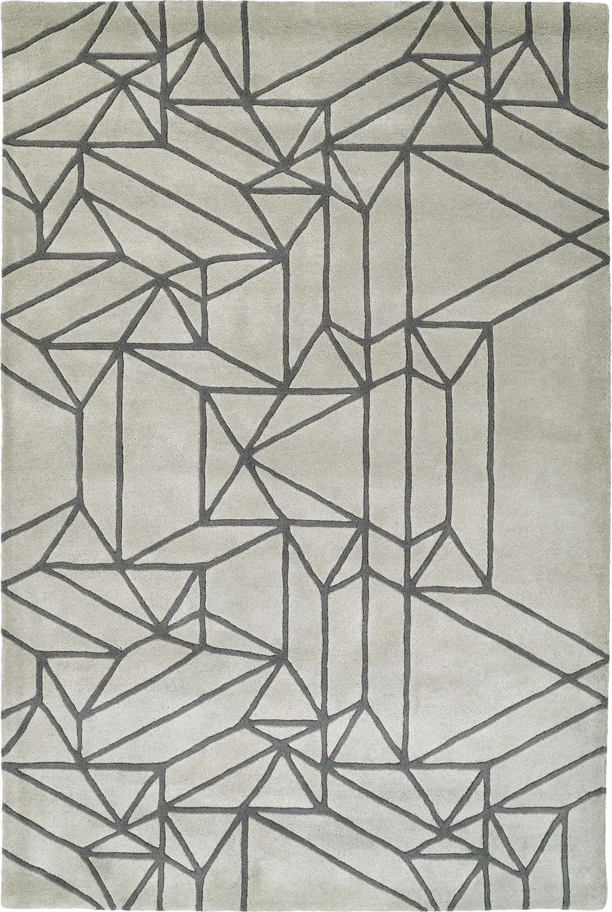 Modern Loom Origami Hand Tufted Mint Modern Rug