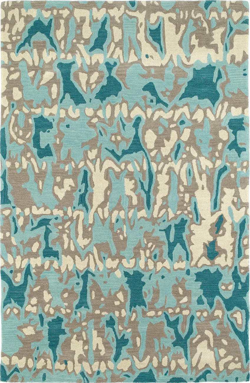 Modern Loom Pastiche Hand Tufted Robin'S Egg Modern Rug