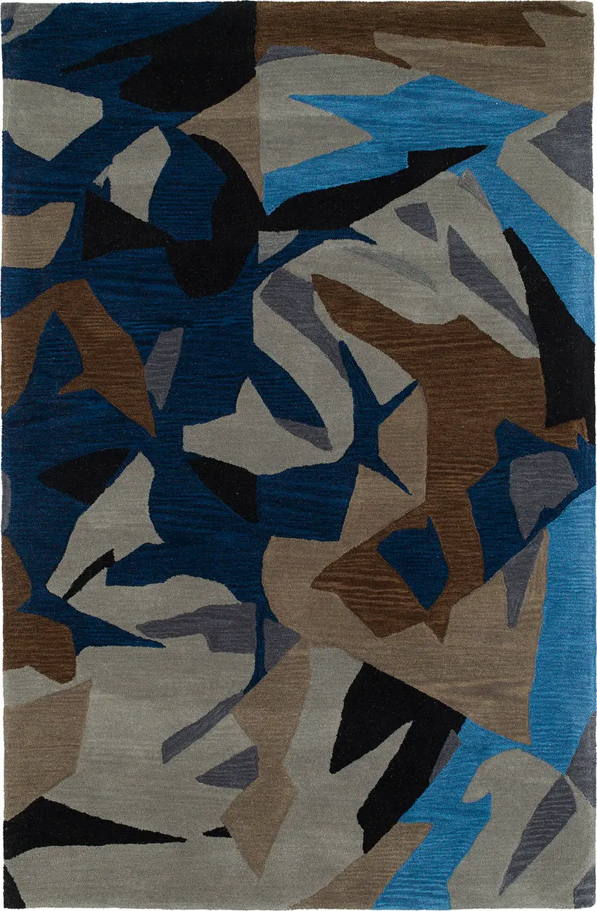 Modern Loom Pastiche Hand Tufted Black Modern Rug