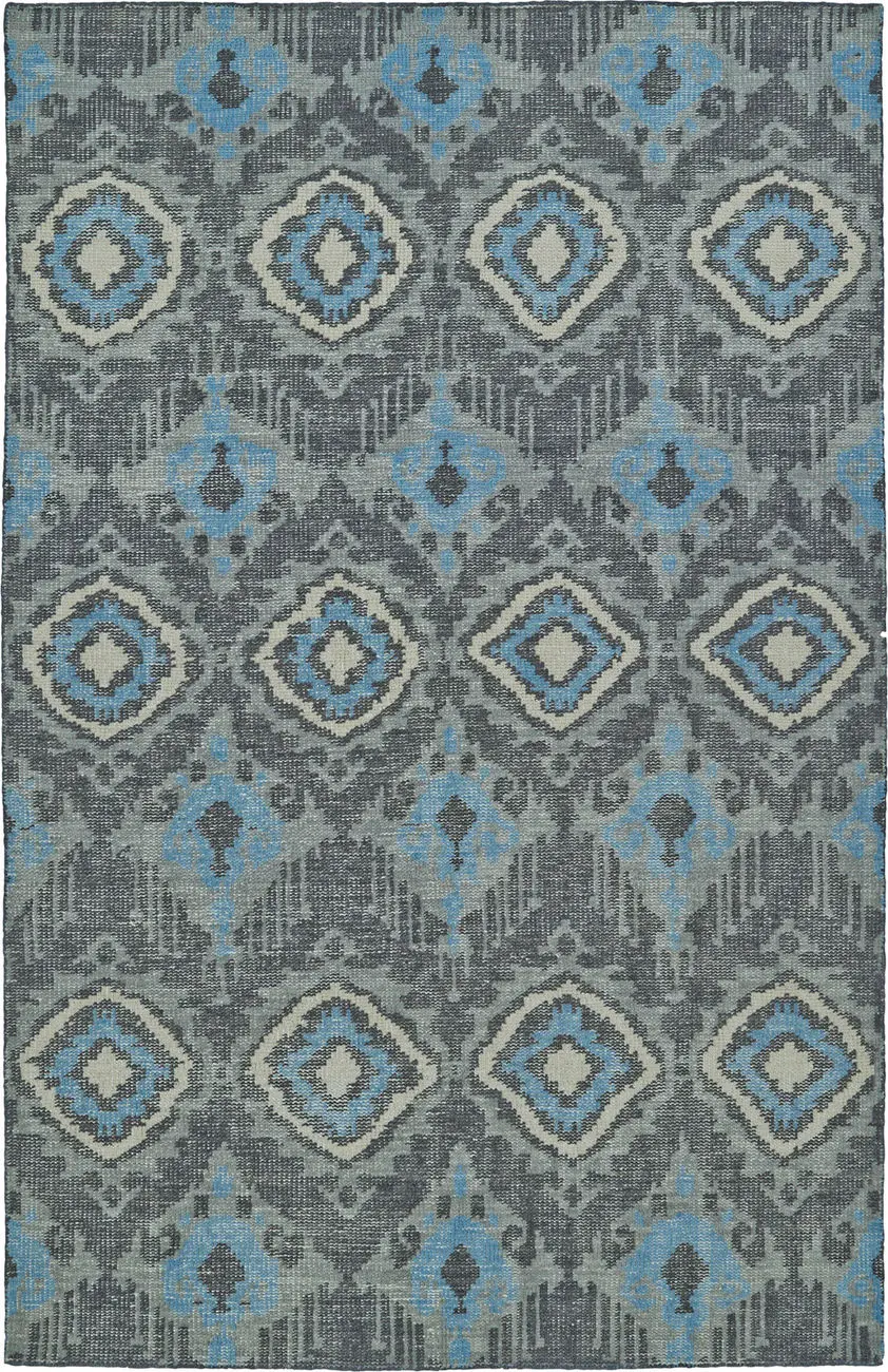 Modern Loom Relic Hand Knotted Charcoal Transitional Rug