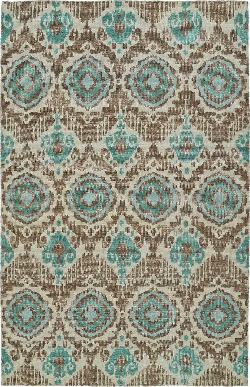 Modern Loom Relic Hand Knotted Lt. Brown Transitional Rug 2