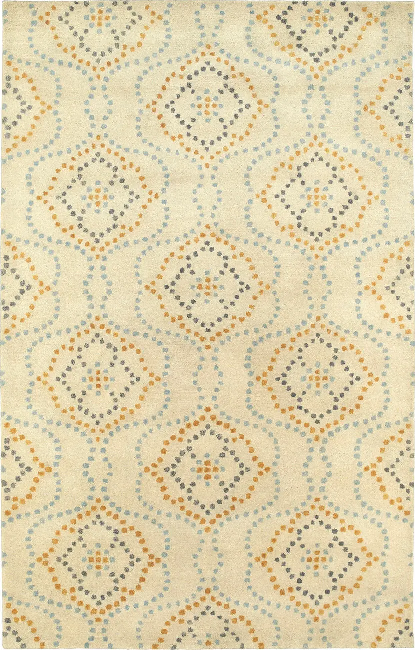 Modern Loom Rosaic Hand Tufted Beige Patterned Modern Rug 3