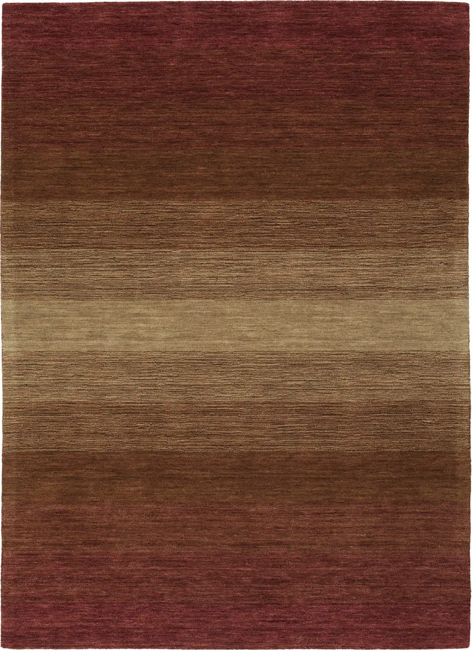 Modern Loom Shades Wine Striped Modern Rug