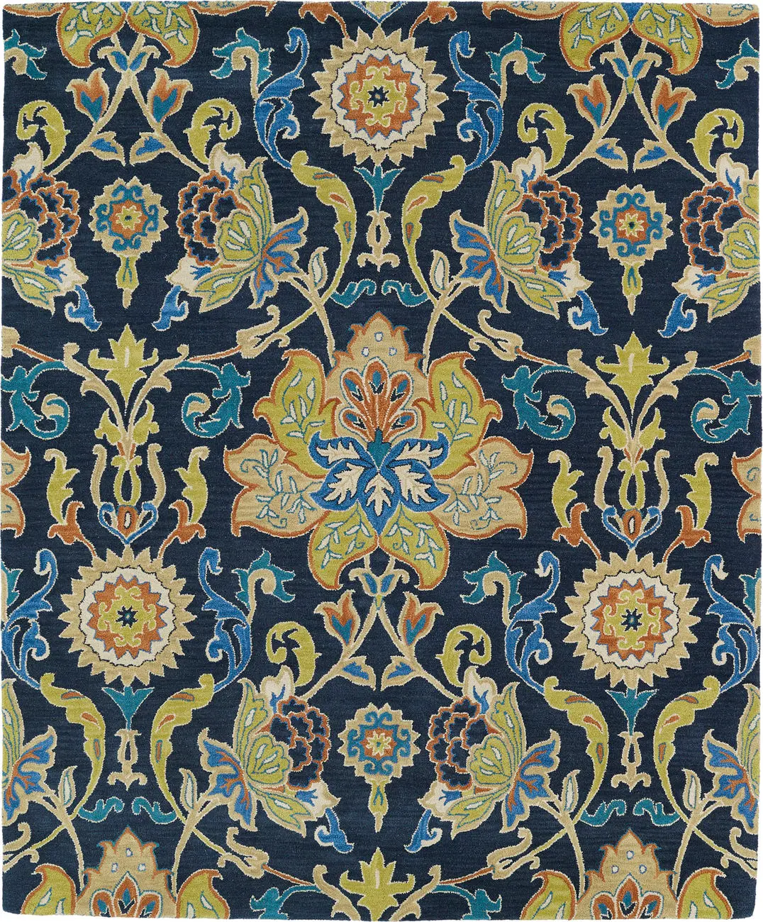 Modern Loom Taj Hand Tufted Navy Transitional Rug