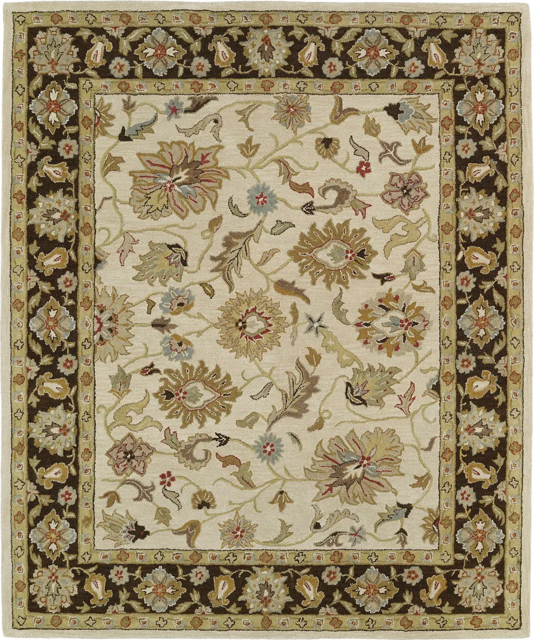 Modern Loom Taj Hand Tufted Beige Traditional Rug