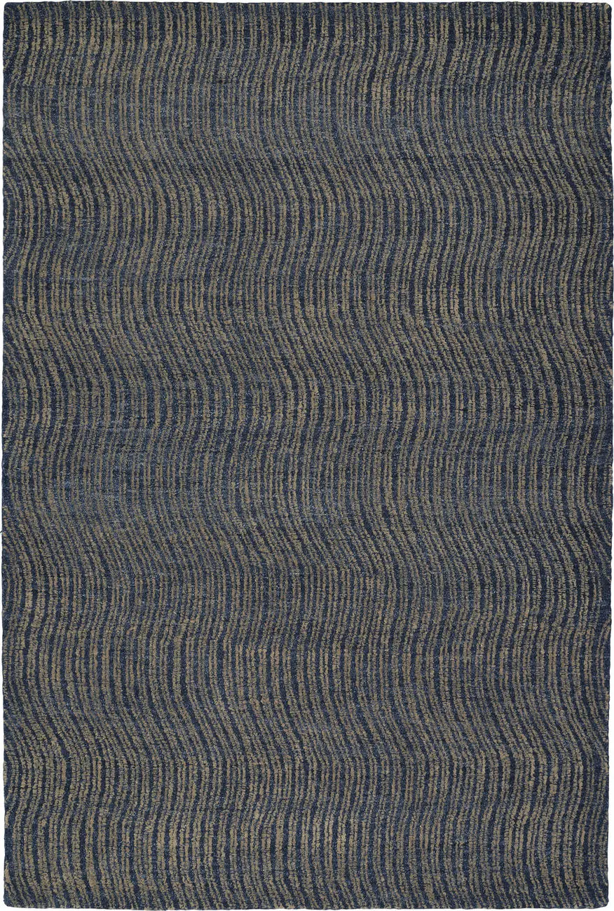 Modern Loom Textura Hand Tufted Denim Modern Rug