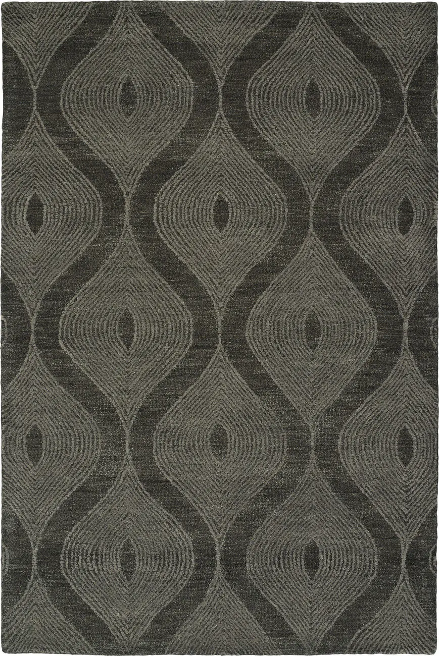 Modern Loom Textura Hand Tufted Charcoal Modern Rug