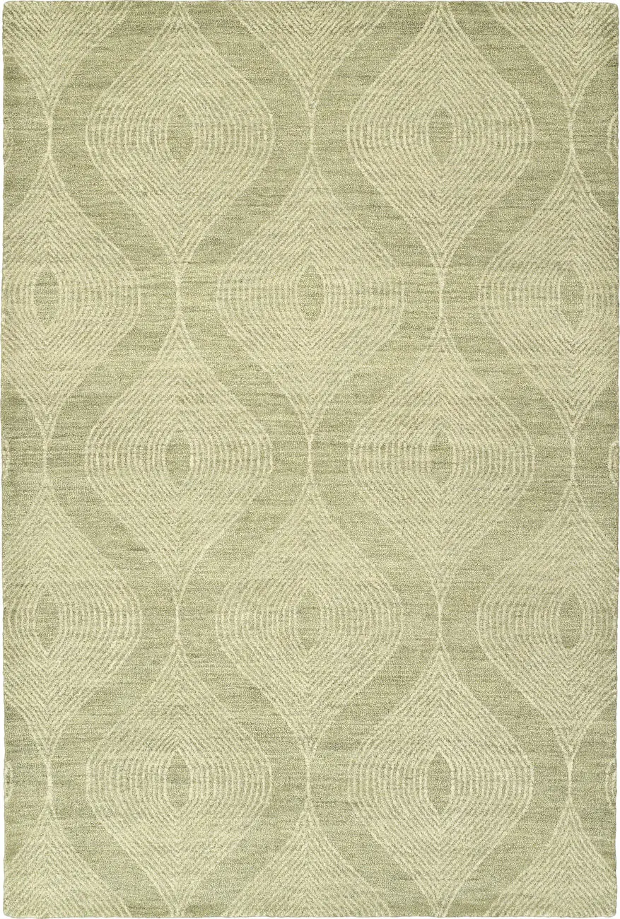 Modern Loom Textura Hand Tufted Sage Modern Rug