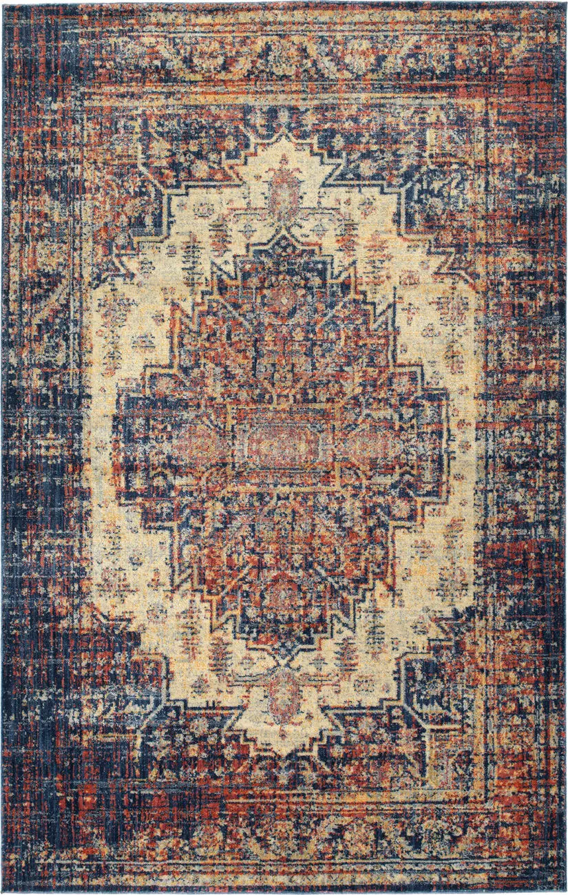 Modern Loom Tiziano Multi-Colored Traditional Rug