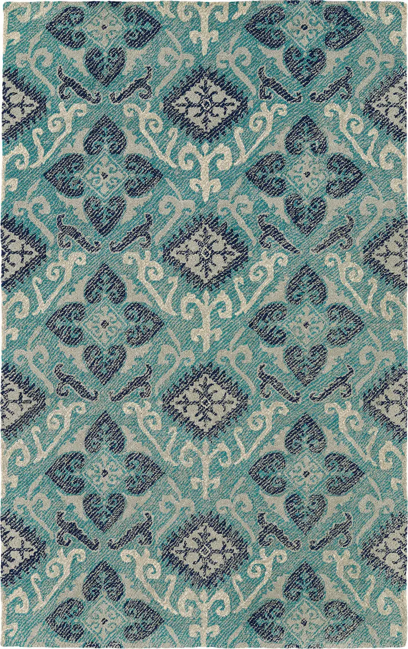 Modern Loom Weathered Shale Grey Outdoor Transitional Rug