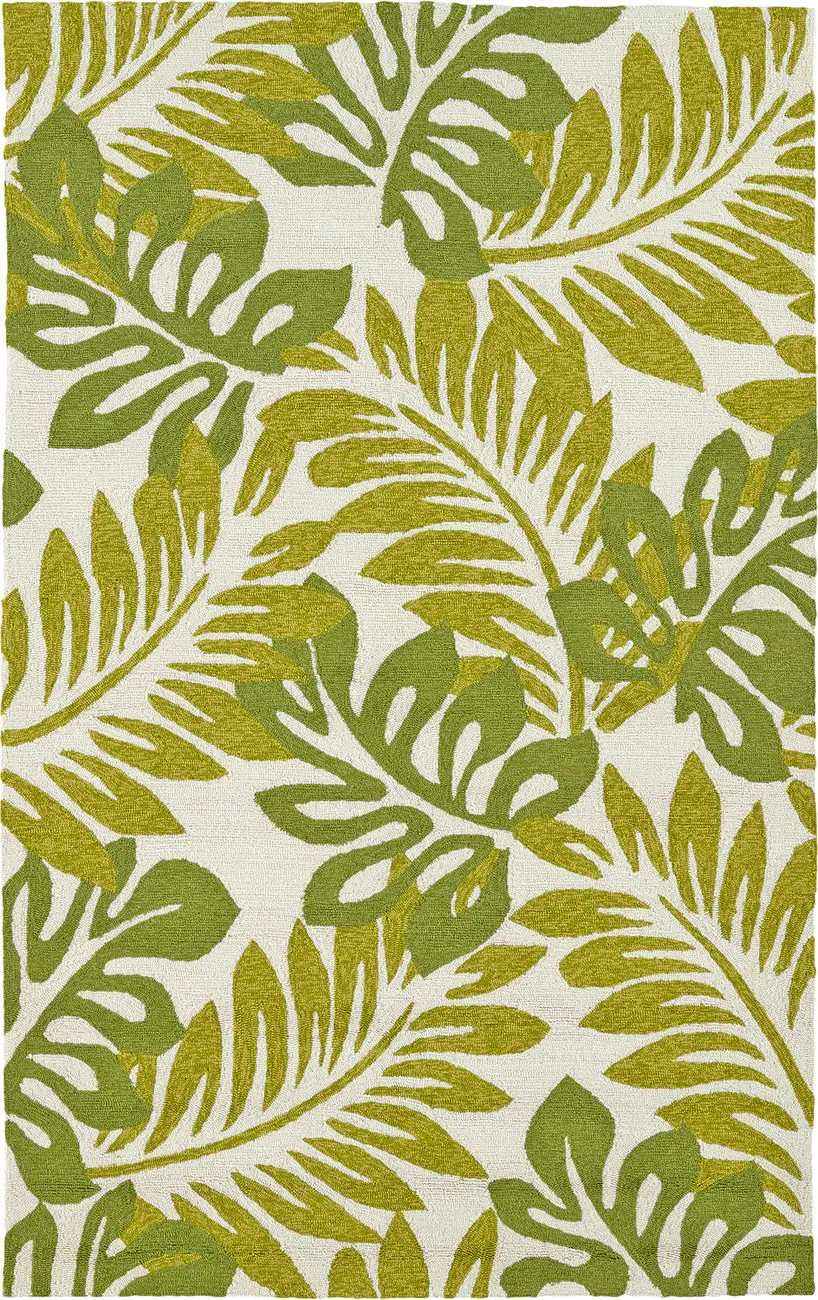 Modern Loom Yunque Ivory Outdoor Floral Contemporary Rug 3