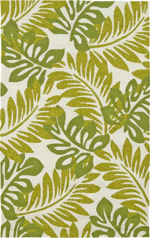 Modern Loom Yunque Ivory Outdoor Floral Contemporary Rug 3