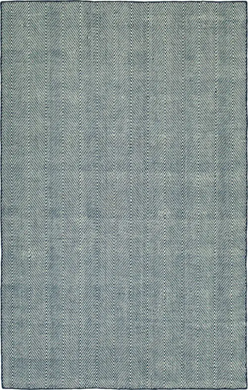 Modern Loom Ziggy Navy Outdoor Patterned Modern Rug