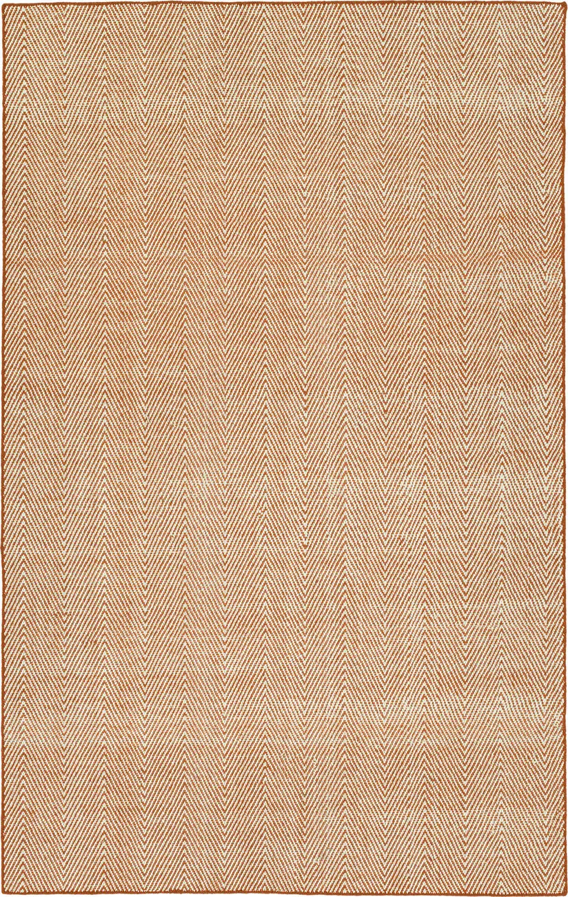 Modern Loom Ziggy Orange Outdoor Patterned Modern Rug