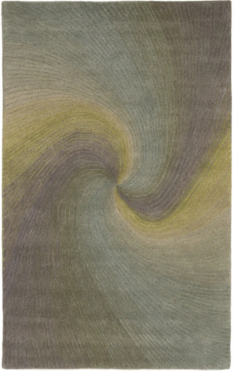 Trans Ocean Dunes Hand Tufted Blue Modern Rug