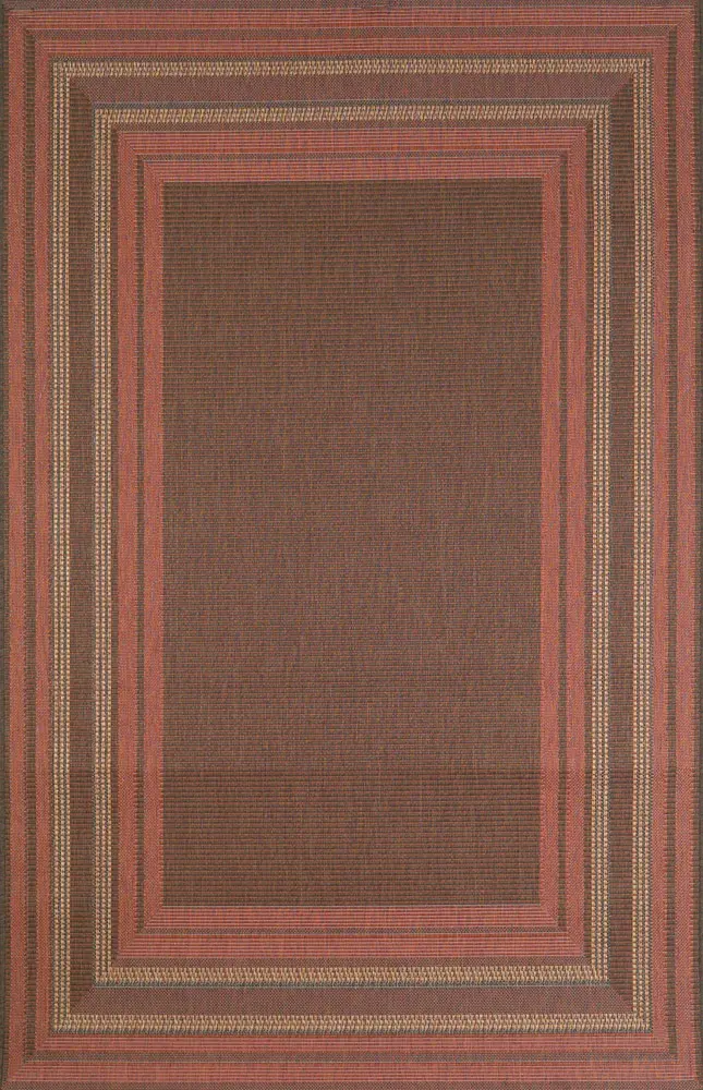 Terrace Etched Terracotta Rug