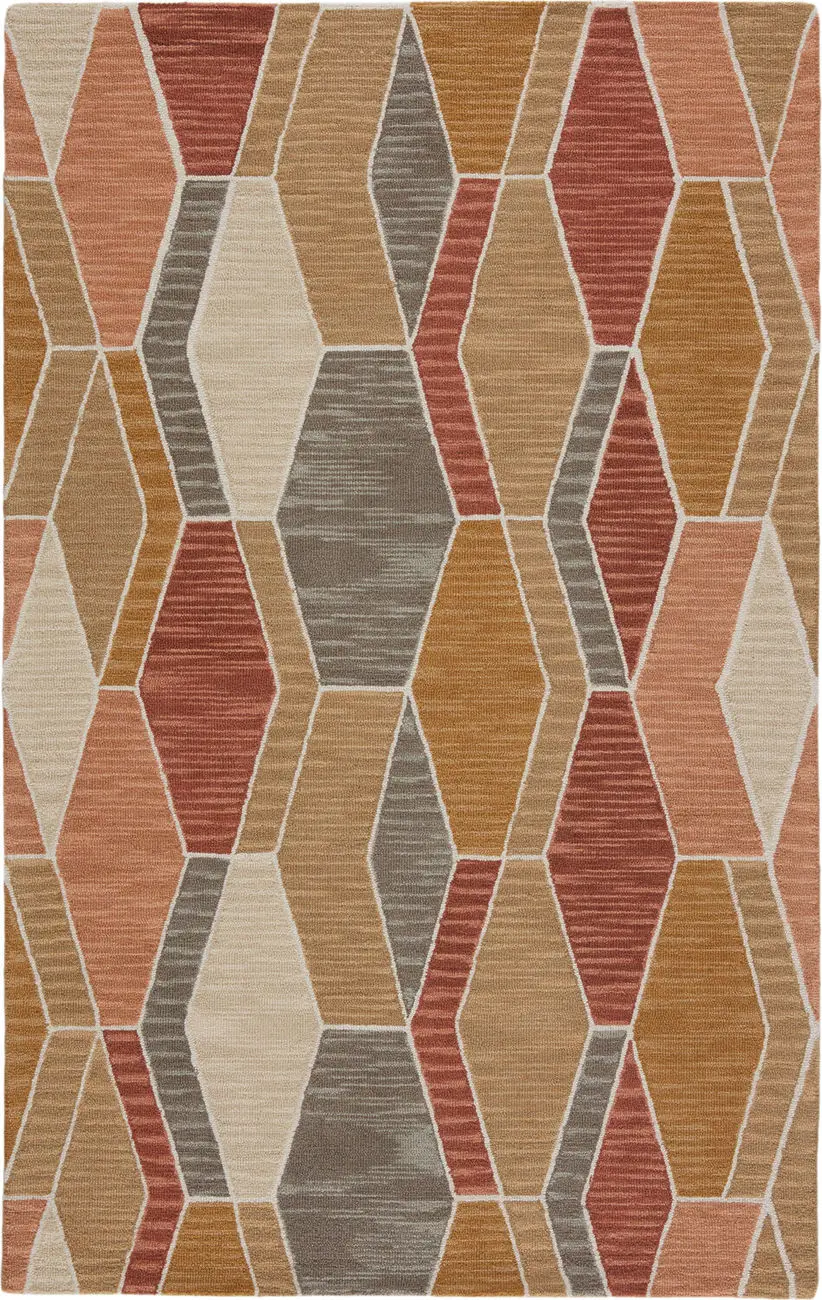Modern Loom Living Amado AMA01 Multi-Colored Handmade Wool Rug