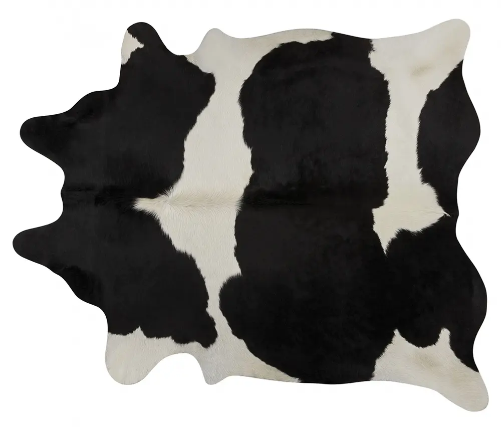 Pergamino Black Cow Hide Rug 5