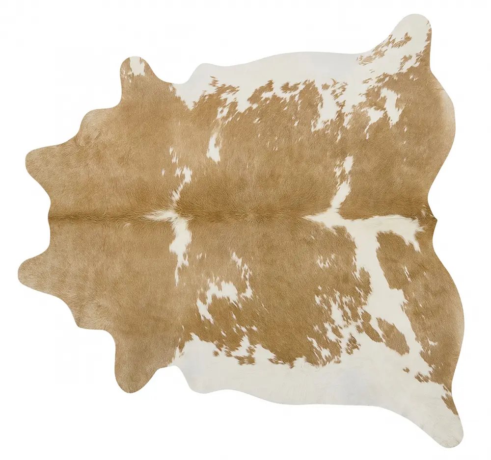 Pergamino Beige Cow Hide Rug 3