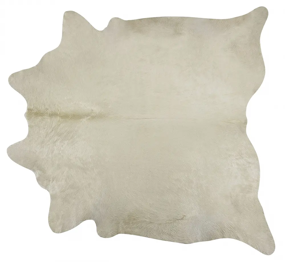 Pergamino White Cow Hide Rug 3