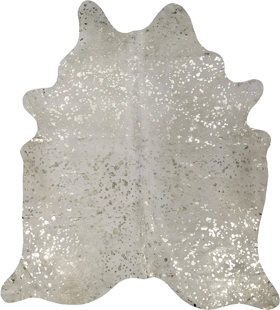 Pergamino White Cow Hide Rug
