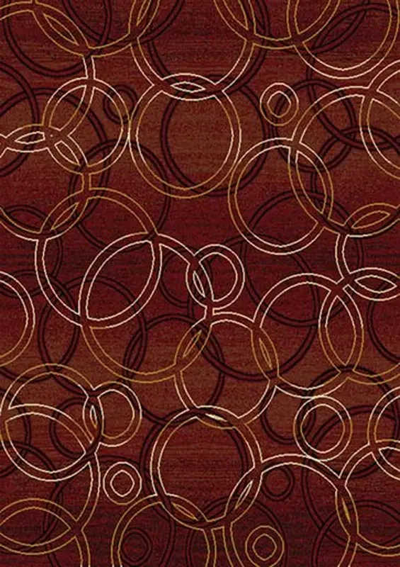 Modern Loom Brown Abstract Rug 28