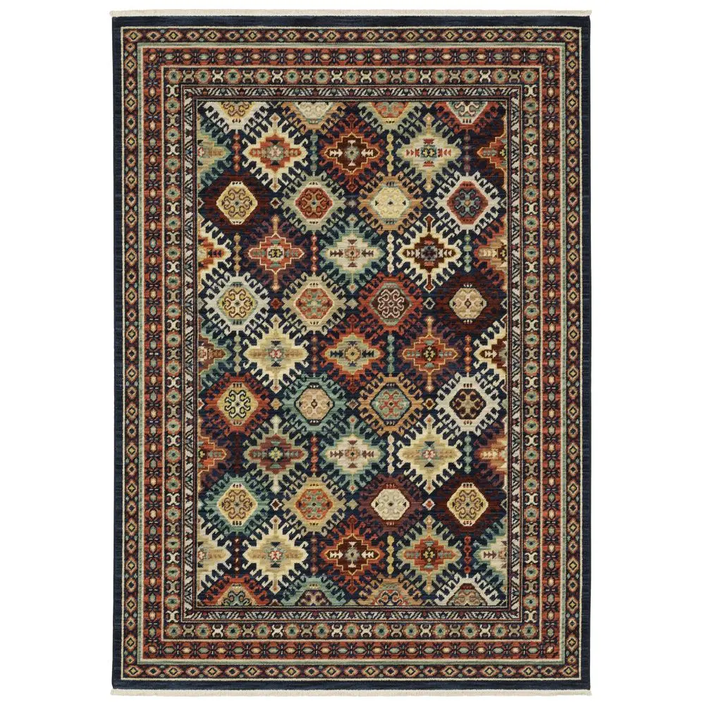 Lilihan Navy Rug