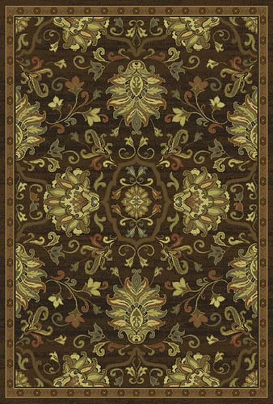Modern Loom Hudson 7310_042G1 Brown Traditional Rug