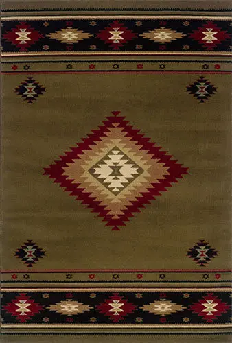 Modern Loom Hudson 7310_087J1 Green Transitional Rug