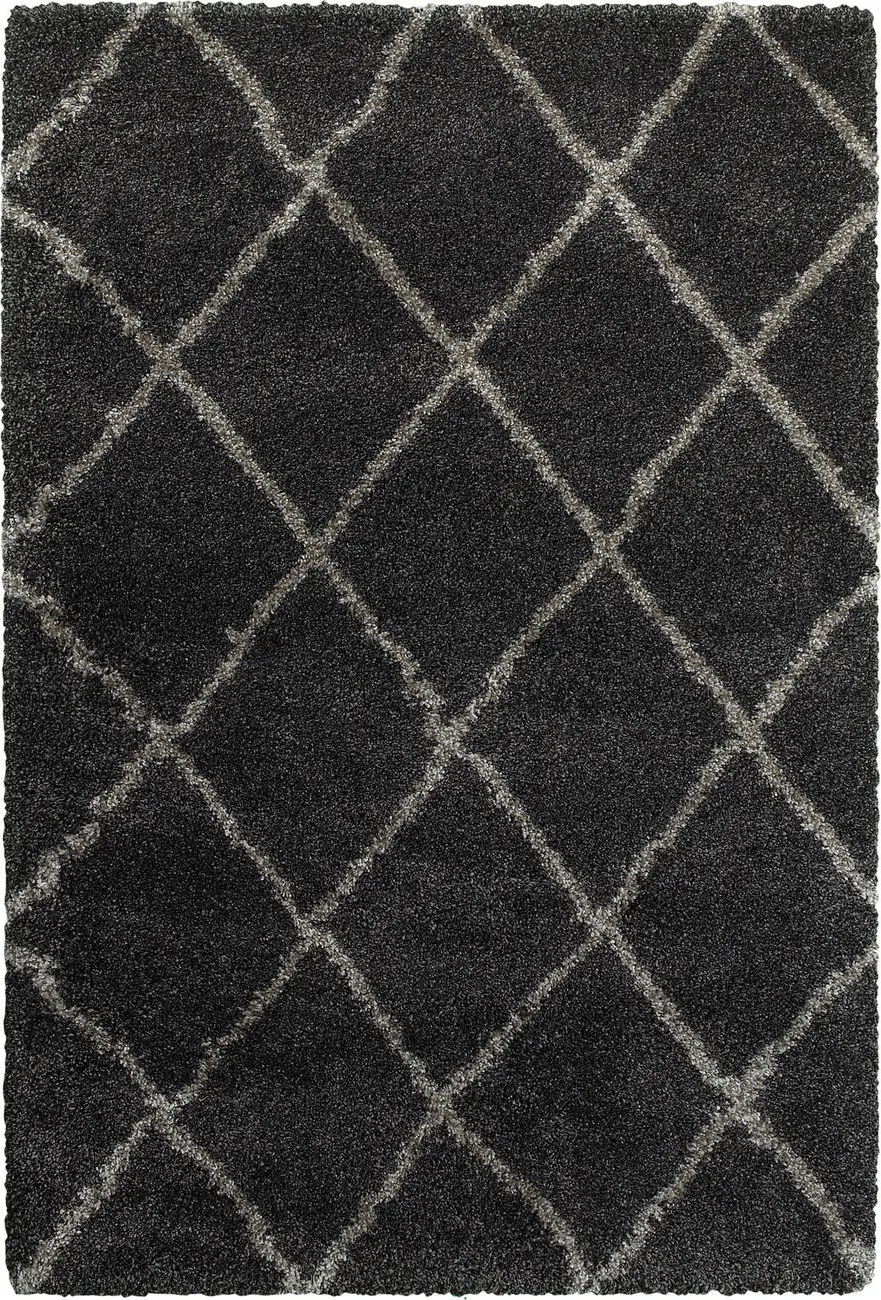 Modern Loom Henderson 7310_090K1 Charcoal Shag Rug