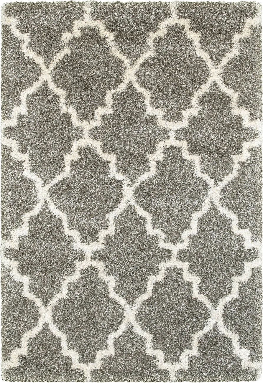 Modern Loom Henderson 092E9 Grey Shag Rug