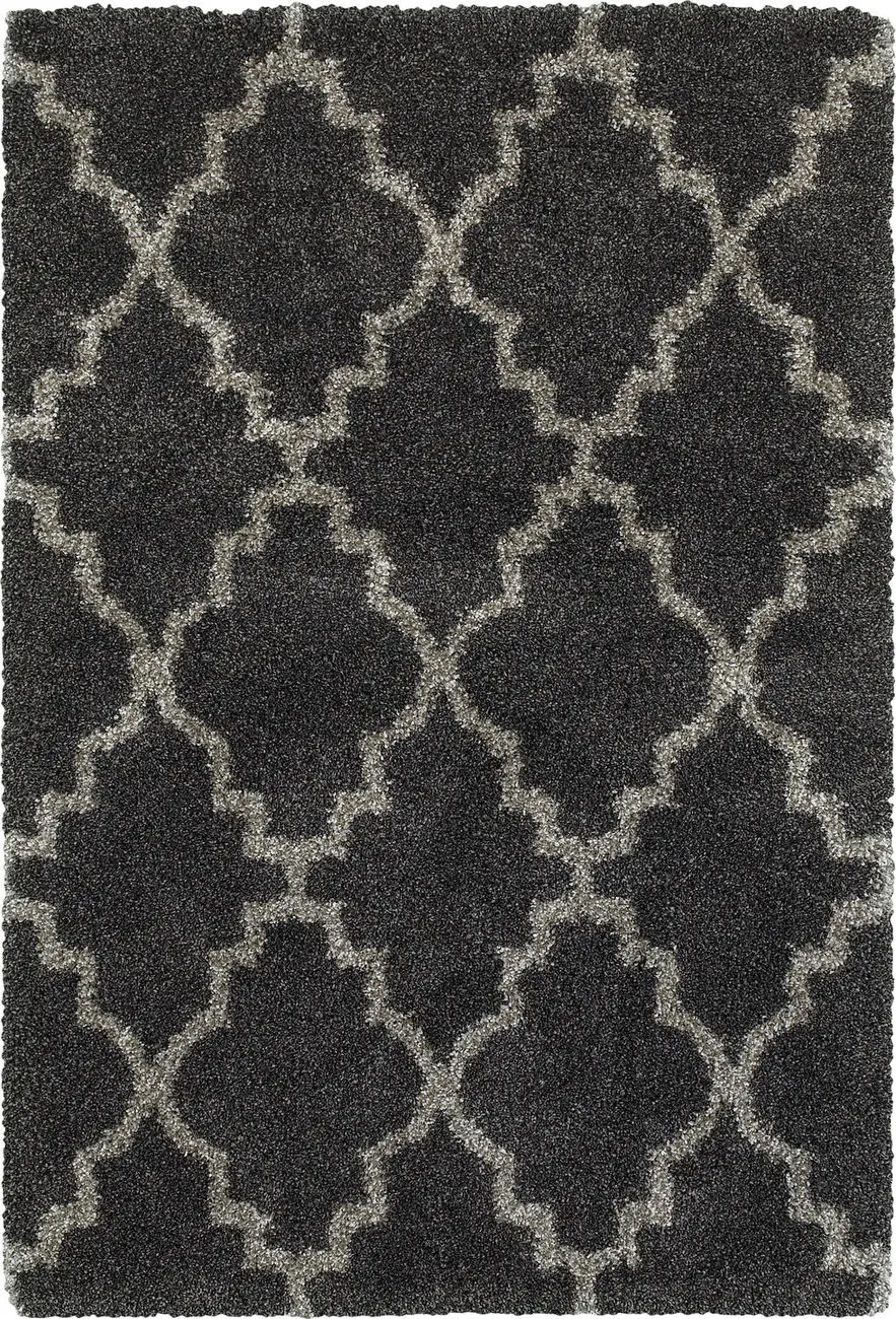 Modern Loom Henderson 7310_092K1 Charcoal Shag Rug