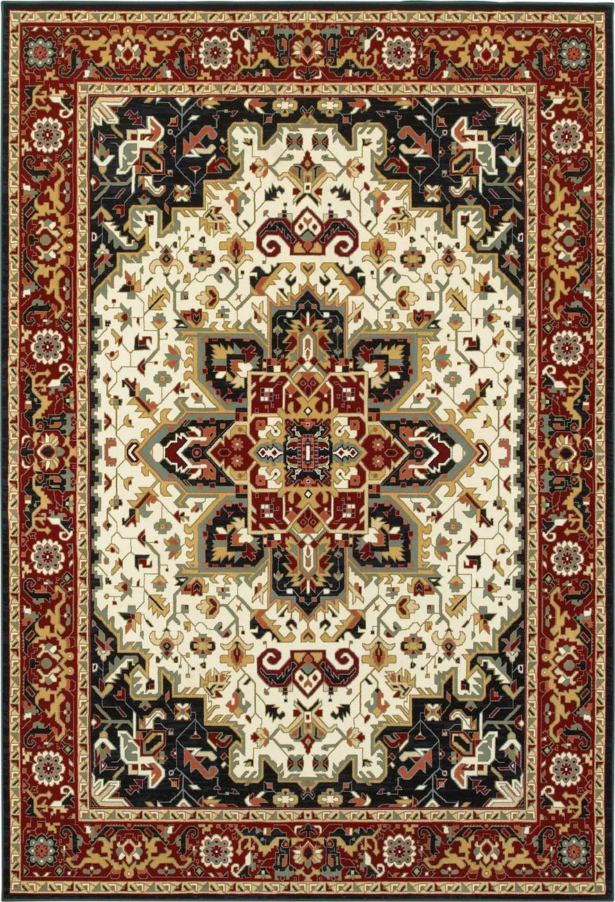 Modern Loom Kashan 7310_096W1 Red Traditional Rug