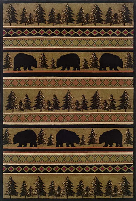 Modern Loom Hudson 7310_1066A Black Rug