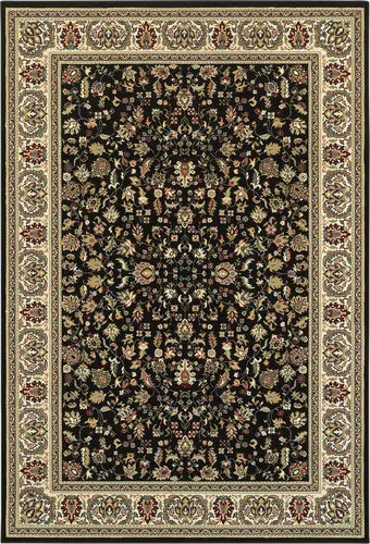 Modern Loom Kashan 7310_108B1 Black Traditional Rug Product Image