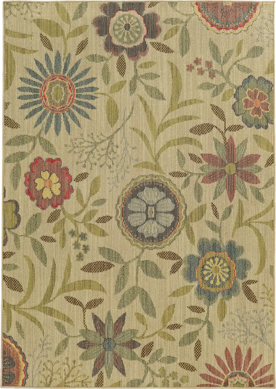 Modern Loom Cabana 7310_1330W Beige Transitional Rug
