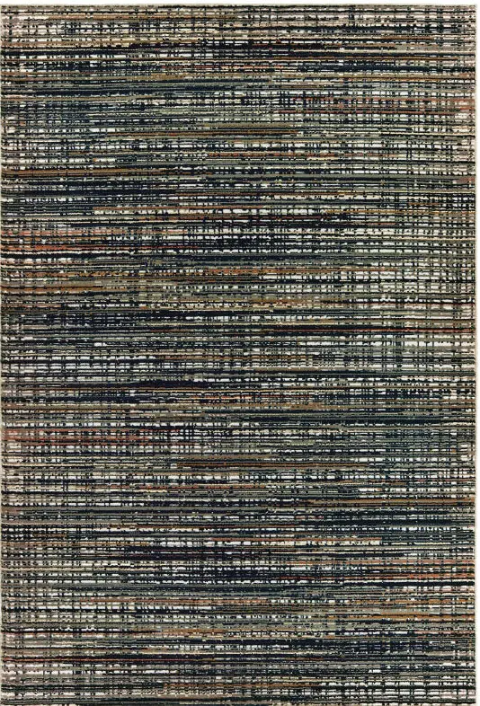 Modern Loom Bowen 7310_1332H Black Abstract Rug