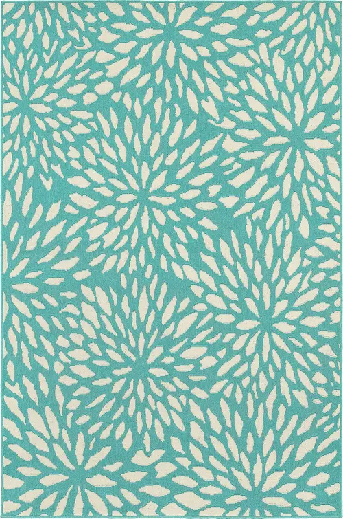 Modern Loom Meridian 7310_1506L Blue Outdoor Rug