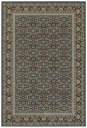Modern Loom Kashan 7310_180L1 Navy Traditional Rug