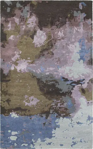 Modern Loom Galaxy 7310_21901 Blue Abstract Rug Product Image