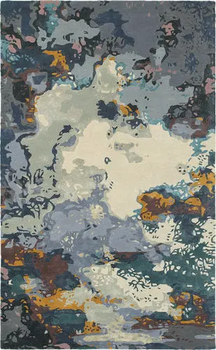Modern Loom Galaxy 7310_21903 Blue Abstract Rug Product Image