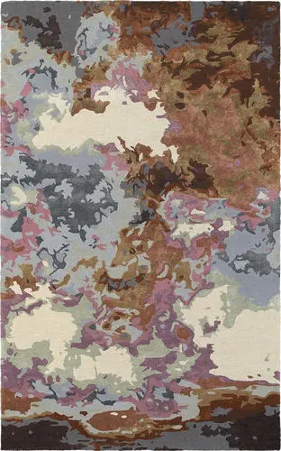 Modern Loom Galaxy 7310_21905 Blue Abstract Rug Product Image