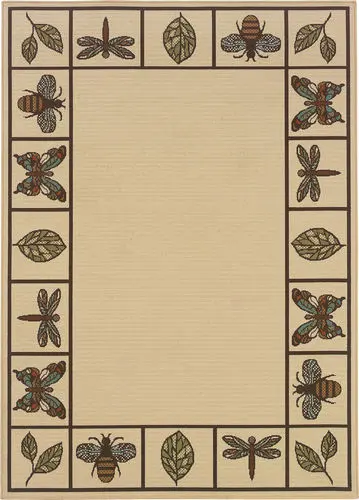 Modern Loom Montego 7310_2266W Ivory Outdoor Rug Product Image