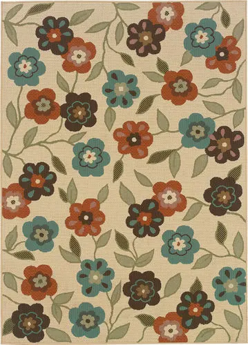 Modern Loom Montego 7310_2267Y Ivory Outdoor Rug Product Image