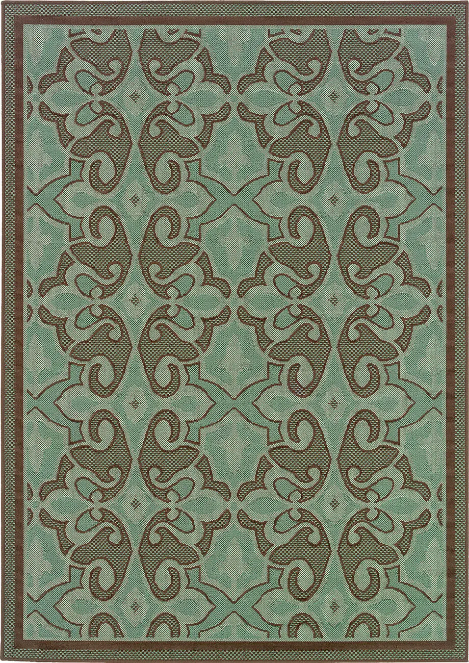 Modern Loom Montego 7310_2335L Blue Outdoor Rug