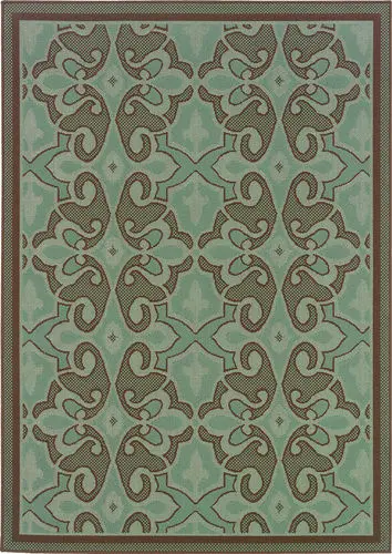 Modern Loom Montego 7310_2335L Blue Outdoor Rug