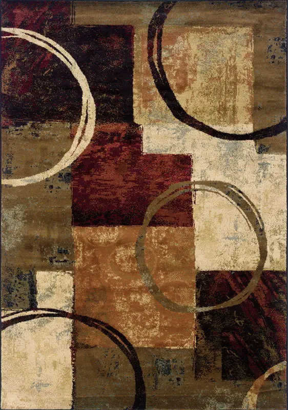 Modern Loom Hudson 7310_2544B Brown Rug