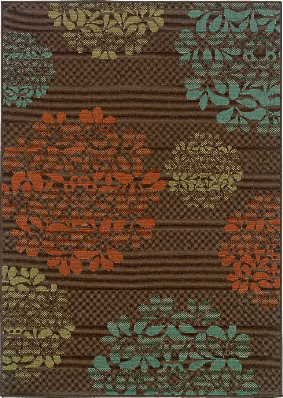 Modern Loom Montego 7310_2635N Brown Outdoor Rug